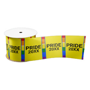 Ruban En Satin Pride Rainbow LGBT Modèle LGBTQ
