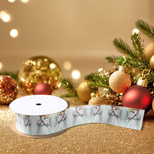 Ruban En Satin Prier Petite fille Angel motif