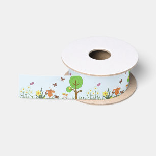Ruban En Satin Printemps de papier