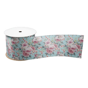 Ruban En Satin Profusion de rose de rose - arrière - plan