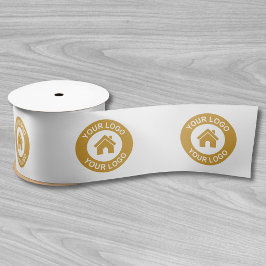 Ruban En Satin Promotions d'entreprise Motif de logo d'entreprise