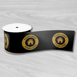 Ruban En Satin Promotions d'entreprise Motif de logo d'entreprise