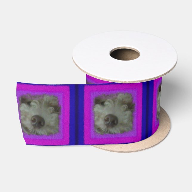 Ruban En Satin Puce photo Ruban (Bobine)