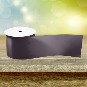 Ruban En Satin Purple Taupe Solid Color