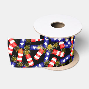 Ruban En Satin Rackers pour 4 juillet