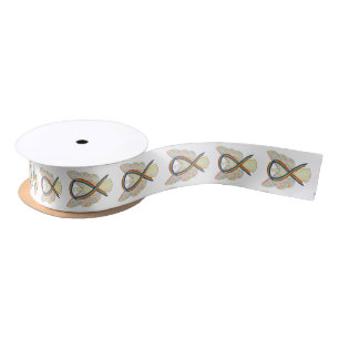 Ruban En Satin Rainbow Awareness Ribbon Angles Conception personn