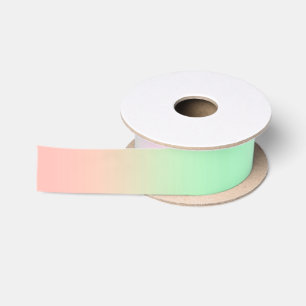 Ruban En Satin Rainbow Pastel
