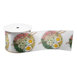 Ruban En Satin Ramen Noodles Bowl Restauration Japonaise Foin