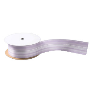 Ruban En Satin Rayures de pourpre de chardon