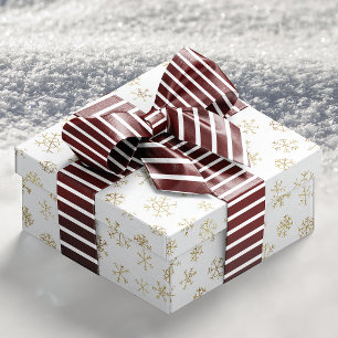 Ruban En Satin Red White Christmas Ribbon