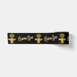 RUBAN EN SATIN REINE BEE SATIN RIBBON NOIR