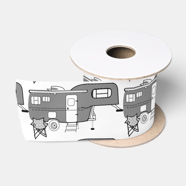 Ruban En Satin Remorque classique Caravan Thunder_Cove (Bobine)