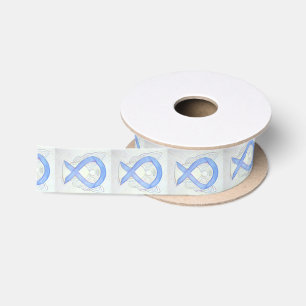 Ruban En Satin Ribbon Angel Ribbon de sensibilisation périphériqu