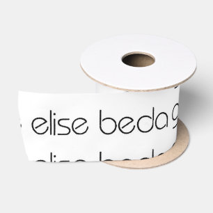 Ruban En Satin Ribbon Gaye Elise Beda