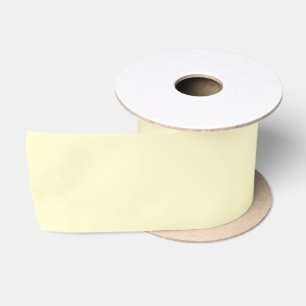 Ruban En Satin Ribbon large Satin au citron