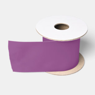 Ruban En Satin Ribbon Plum Wide Satin