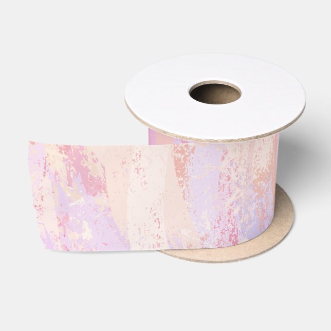 Ruban En Satin Rose et puant (Bobine)