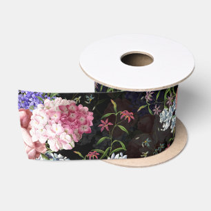 Ruban En Satin Roses et lilas de la nostalgie