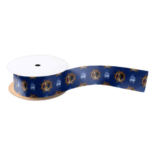 Ruban En Satin Roue de pirate de jolly roger