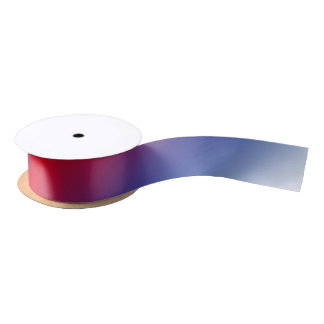 Ruban En Satin Rouge, blanc et bleu