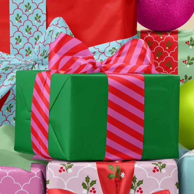 Ruban En Satin Rouge cerise et rose chaud (Créateur téléchargé)