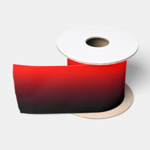 Ruban En Satin Rouge clair Bourgogne et noir Ombre