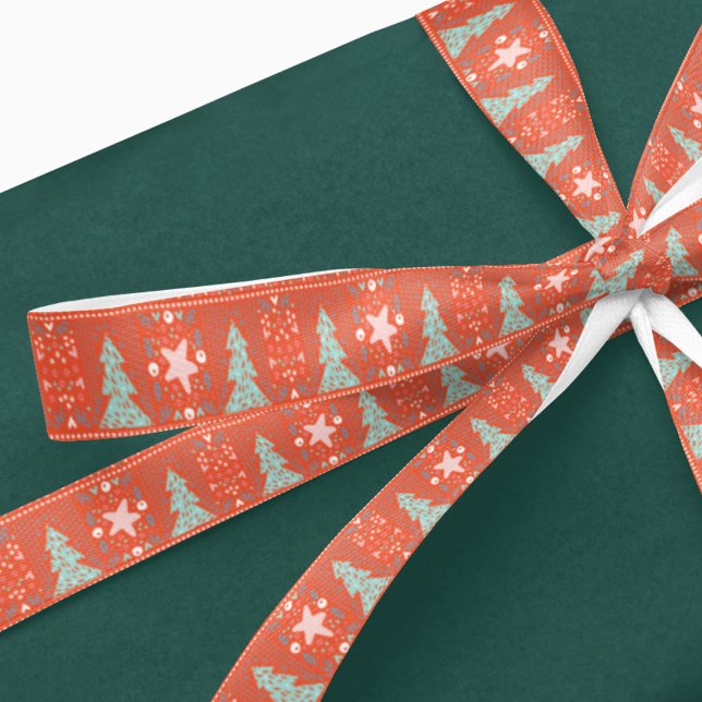 Ruban En Satin Rouge Festif Joli cadeau de Noël Ruban (Créateur téléchargé)