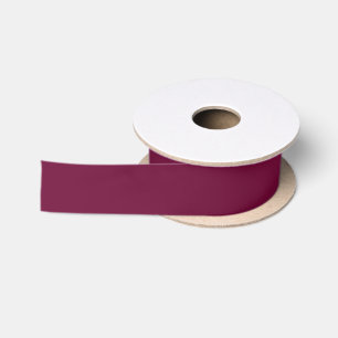Ruban En Satin Rouge violet de couleur solide