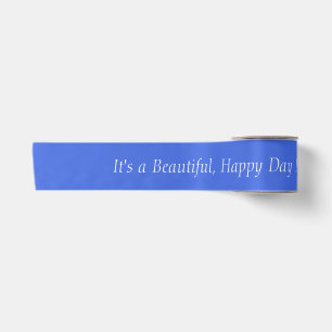 Ruban En Satin Royal Blue 4169E1 - Message personnalisé ou vide