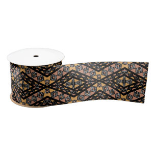 Ruban En Satin Ruban Afro Pop Bogolan Satin