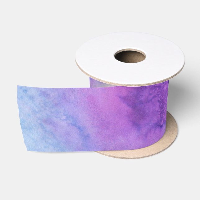 Ruban En Satin Ruban aquarelle  (Bobine)