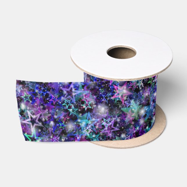 Ruban En Satin ruban arc-en-ciel (Bobine)