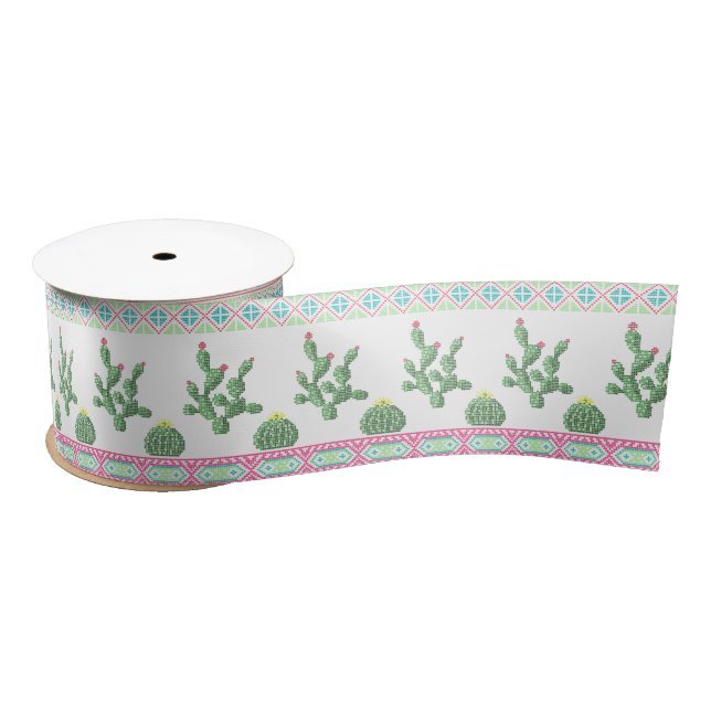 Ruban En Satin Ruban Cacti Satin (Bobine)