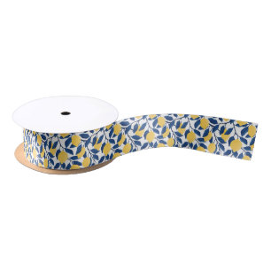 Ruban En Satin Ruban citron satin
