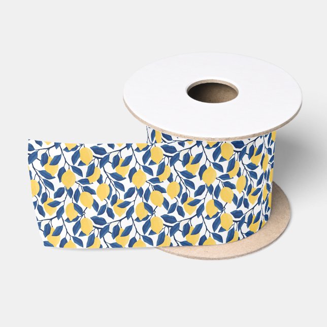 Ruban En Satin Ruban citron satin (Bobine)