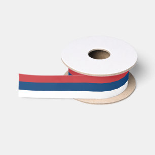 Ruban En Satin ruban couleur drapeau serbe, Serbie /sports