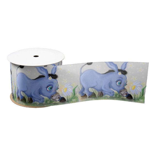 Ruban En Satin Ruban Daisy et Donkey (Bobine)