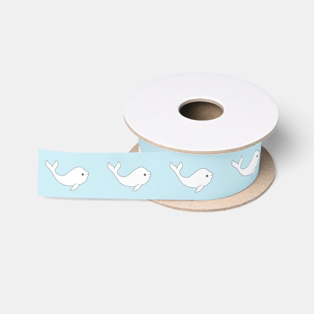 Ruban En Satin Ruban de baleine béluga (Bobine)