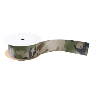 Ruban En Satin Ruban de camouflage