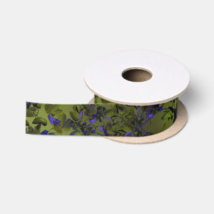 Ruban En Satin Ruban de conception de vigne d'houblon