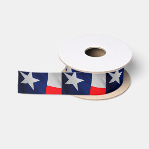 Ruban En Satin Ruban de drapeau d'état du Texas