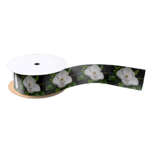 Ruban En Satin Ruban de fleur de magnolia