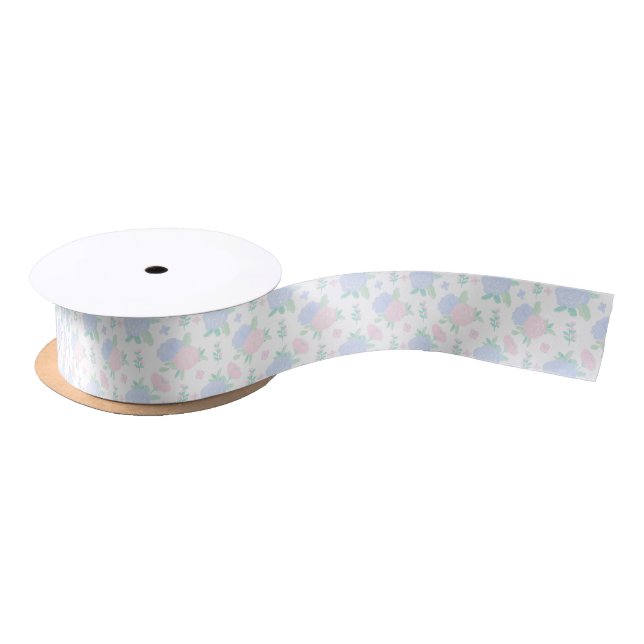 Ruban En Satin Ruban de fleurs florales primitives (Bobine)