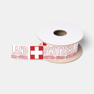 Ruban En Satin Ruban de la SUISSE