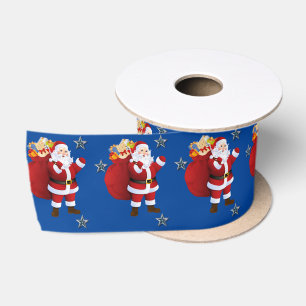 Ruban En Satin Ruban de Noël, Joyeux Noël Père Noël