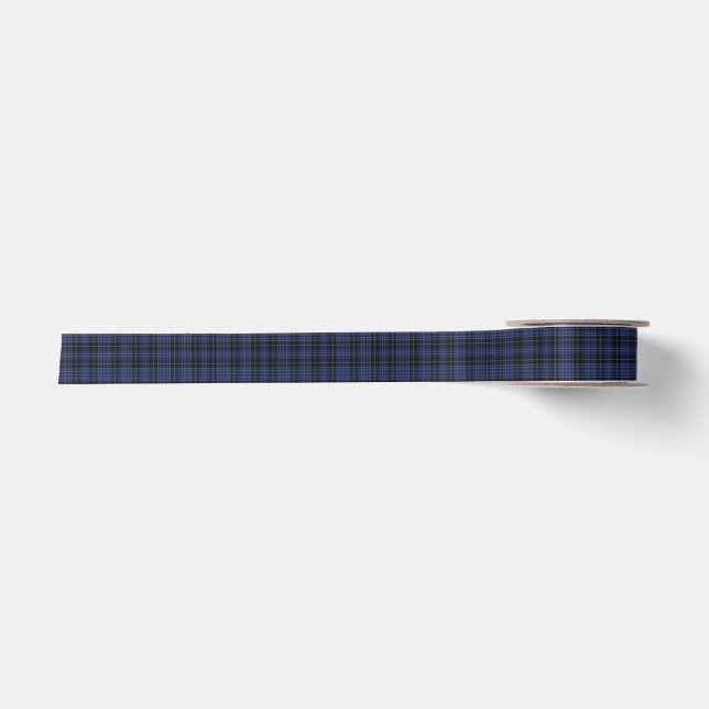 Ruban En Satin Ruban de plaid de tartan de clan de Clark (Devant)