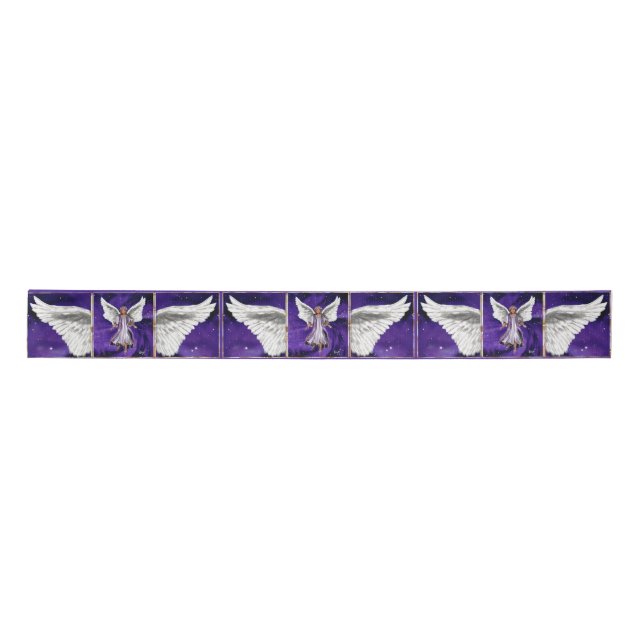 Ruban En Satin Ruban de satin d'âme violet (Devant)