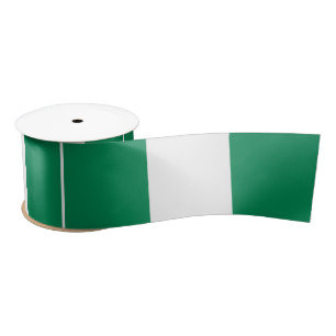 Ruban En Satin Ruban de satin du drapeau du Nigeria