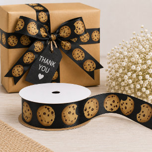 Ruban En Satin Ruban de satin pour anniversaire Lait et Cookies a