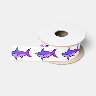 Ruban En Satin Ruban de Sharks satin
